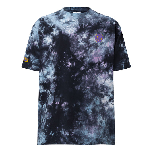 ME Embroidered Tie-dye T-shirt